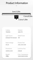 MonitorMate Eye-Care PC Monitor Attachment Dimming LED Light Bar