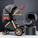 Lightweight 3-in-1 Luxury Baby Stroller