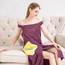 Funky Wearable Bathrobe Towel