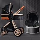 Lightweight 3-in-1 Luxury Baby Stroller