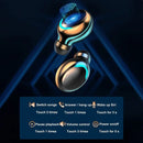 Wireless Bluetooth Earphones with LED Display