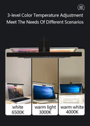 MonitorMate Eye-Care PC Monitor Attachment Dimming LED Light Bar