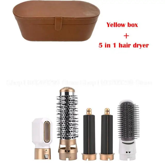 5 in 1 Hair Dryer Hair Brush Professional Curling Iron For Hair Styling Tool