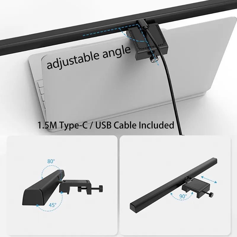 MonitorMate Eye-Care PC Monitor Attachment Dimming LED Light Bar