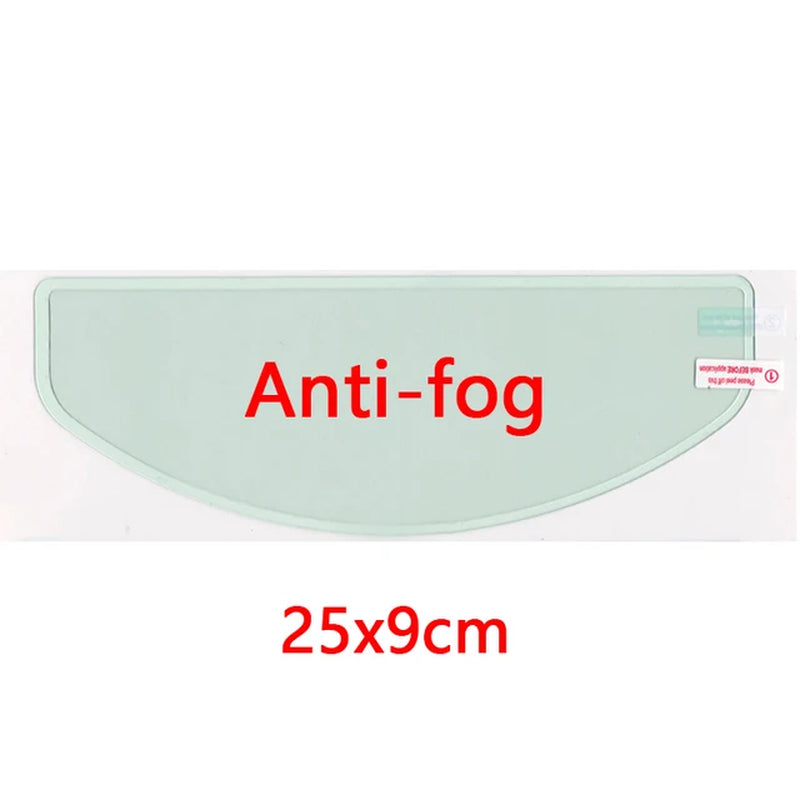 Motorcycle Helmet Clear Anti-Fog Rainproof Film Helmet Lens Durable Nano Coating Sticker Moto Safety Driving Helmet Accessories