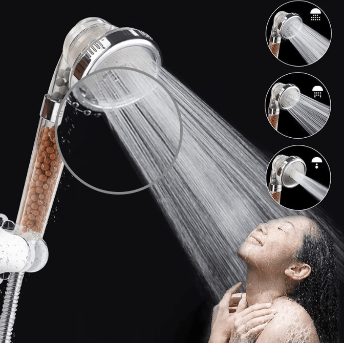 Water-saving Ionic Filtration Shower Head - household-ideals