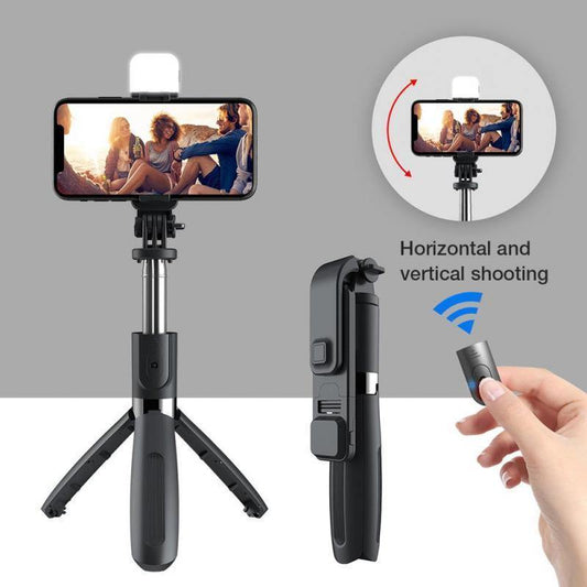 Bluetooth Selfie Stick Remote Control Tripod - lifehacks-home
