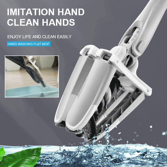 Hand-free Flat Floor Mop - lifehacks-home