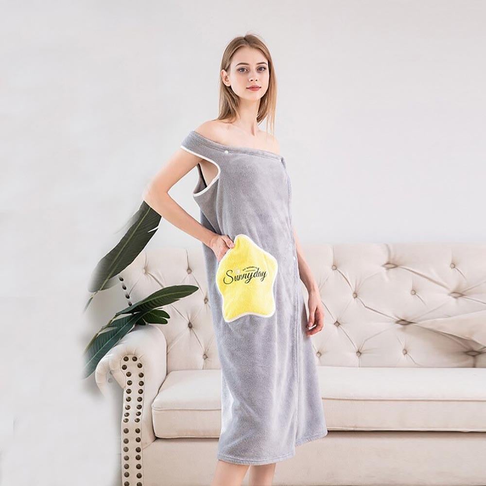 Funky Wearable Bathrobe Towel