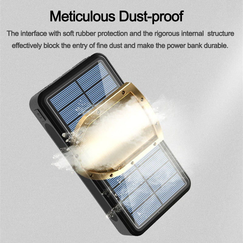 Wireless Solar Power Bank Capacity