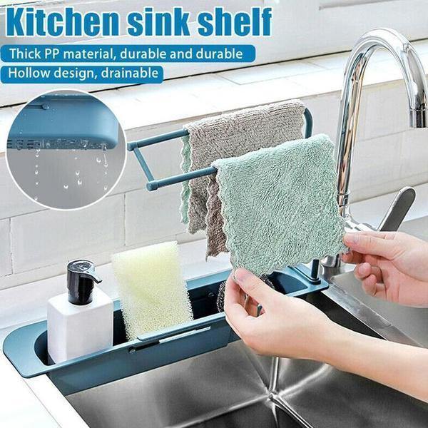Zipcartz™ Adjustable Sink Storage Shelf Sink Holder - lifehacks-home