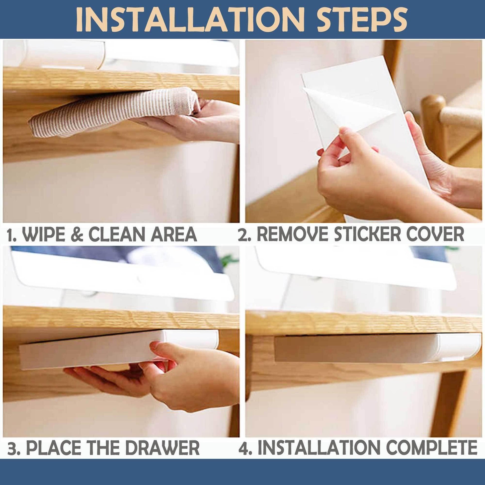 Versatile Under-The-Table Drawer - household-ideals