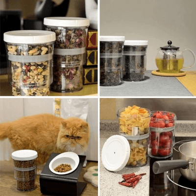 Adjustable Food Storage Container (6 in 1 pack) - household-ideals