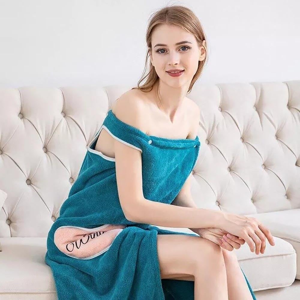 Funky Wearable Bathrobe Towel