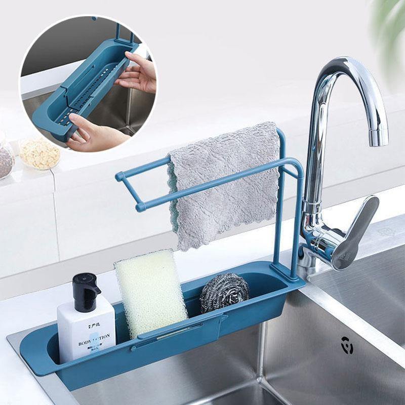 Zipcartz™ Adjustable Sink Storage Shelf Sink Holder - lifehacks-home