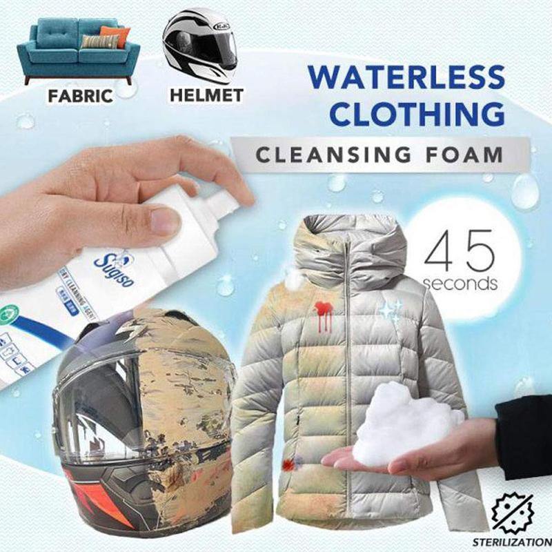 Waterless Clothing Cleansing Foam - household-ideals