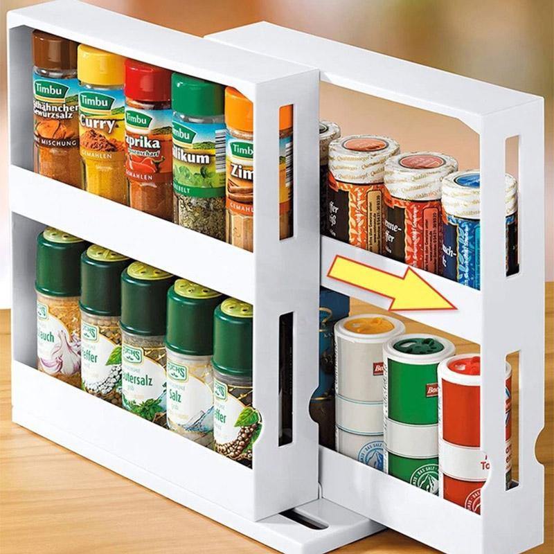 Rotational Space Saving Rack - lifehacks-home