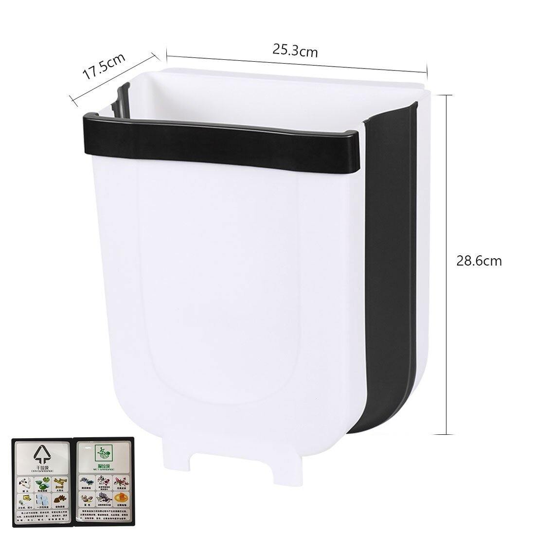 Foldable Hanging Trash Bin - lifehacks-home