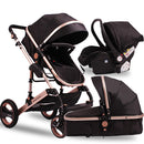 Lightweight 3-in-1 Luxury Baby Stroller