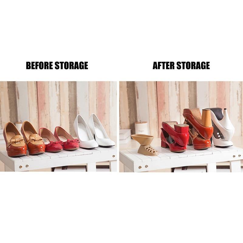 Space-Saving Shoes Rack - lifehacks-home