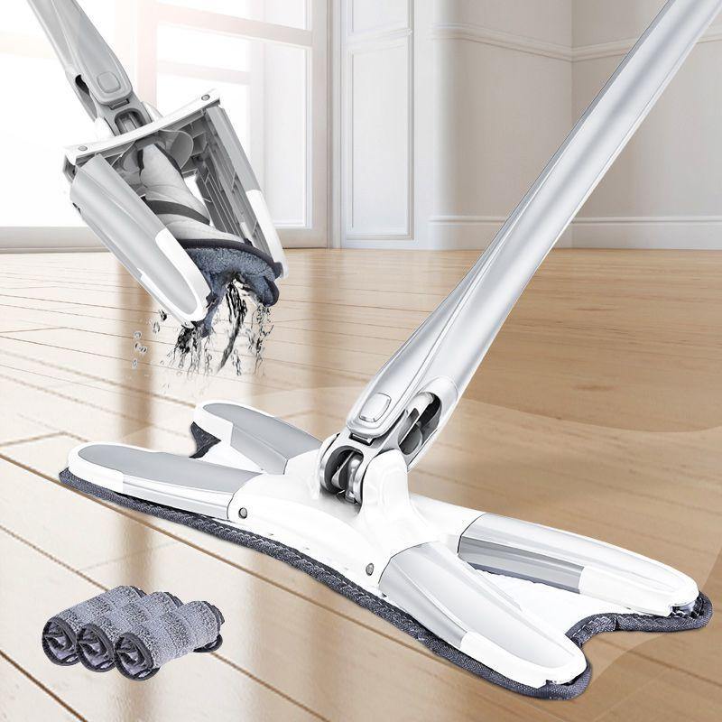 Hand-free Flat Floor Mop - lifehacks-home