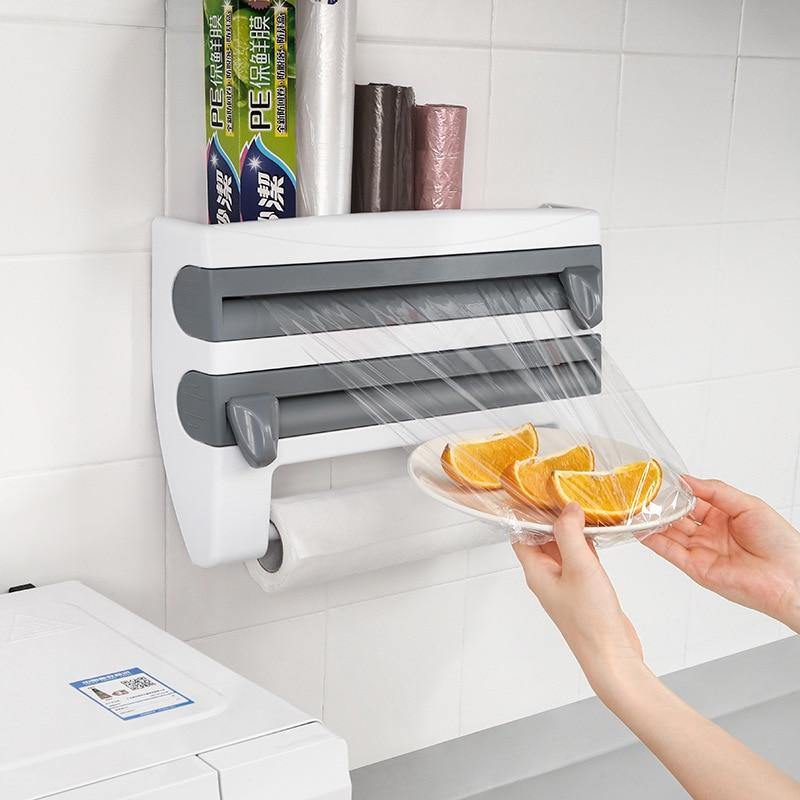 Kitchen Wrap Organizer - lifehacks-home