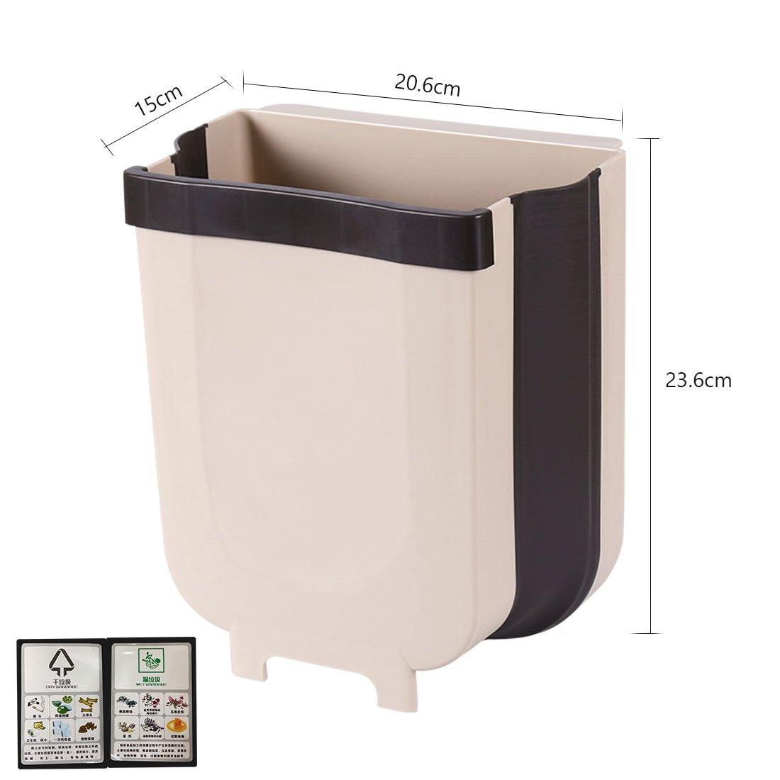 Foldable Hanging Trash Bin - lifehacks-home