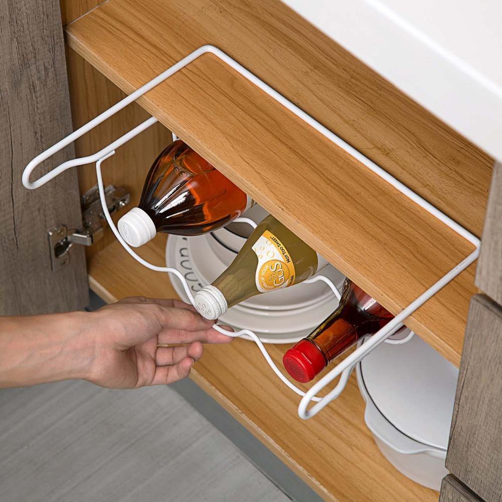Refrigerator Kitchen Rack Shelf Can Beer Wine Bottle Holder Rack Organizer Kitchen Storage  Fridge Organizer Shelves - household-ideals