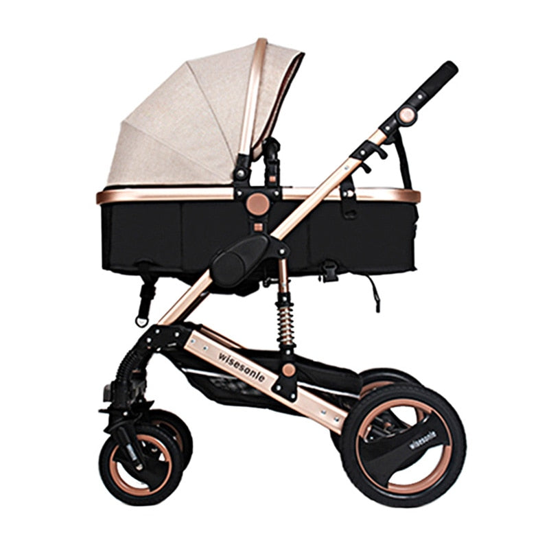 Lightweight 3-in-1 Luxury Baby Stroller