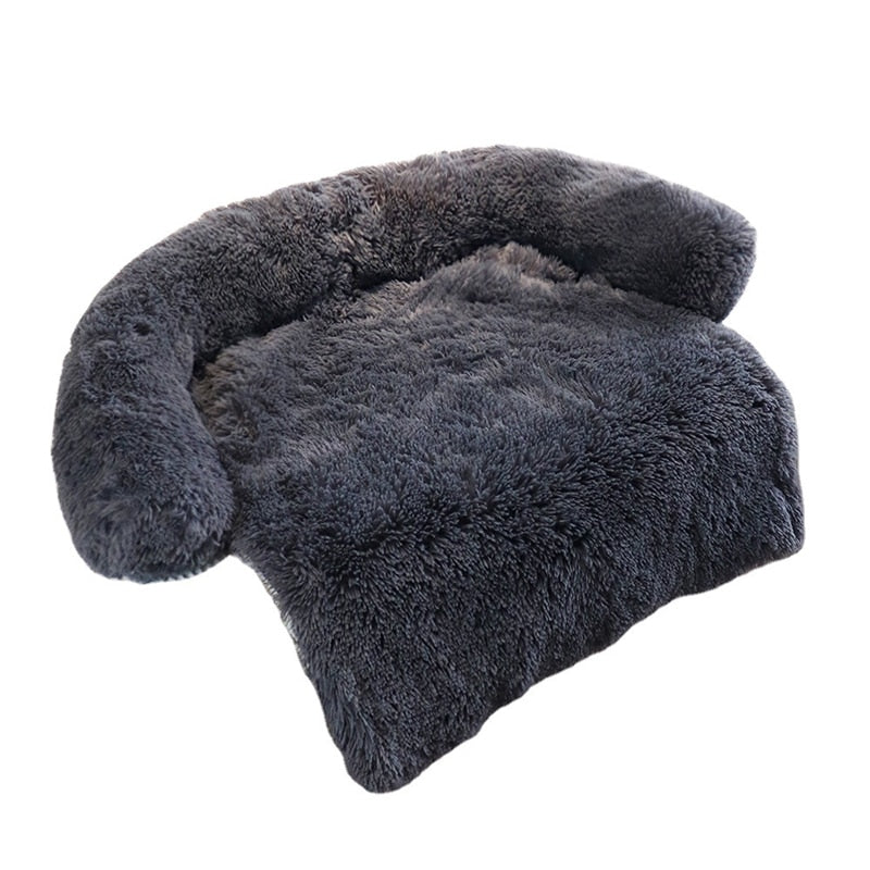 Large Dog Bed Cover Protector Warm Calming Plush