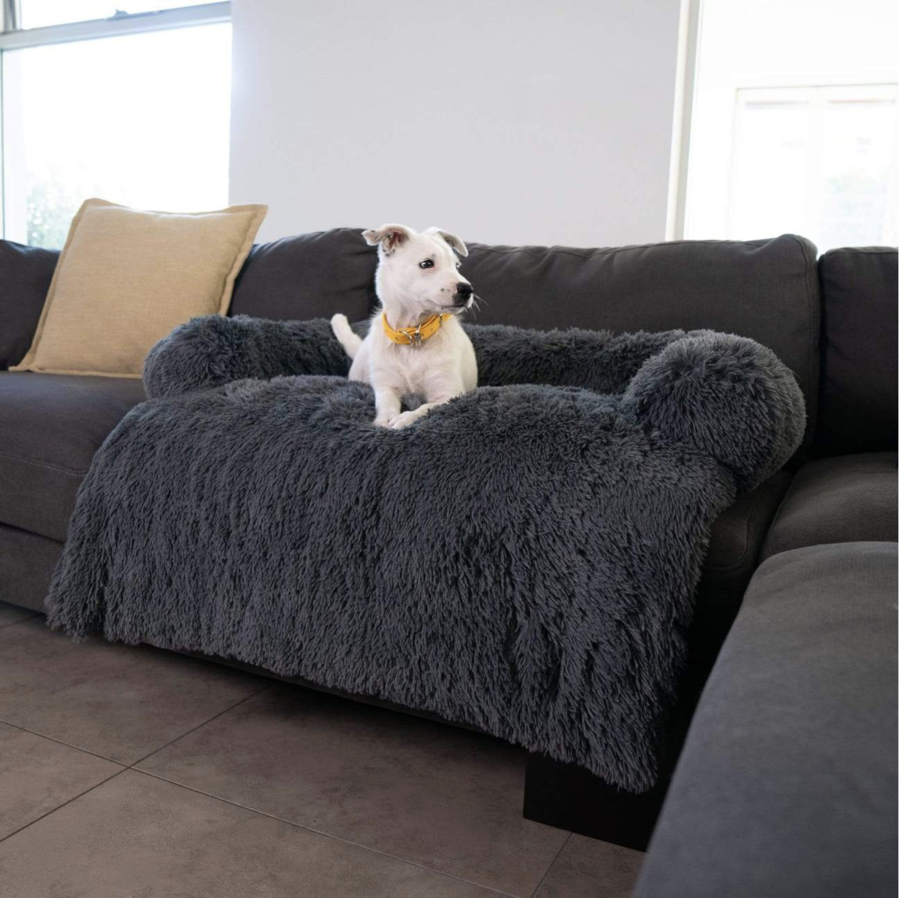 Large Dog Bed Cover Protector Warm Calming Plush