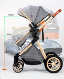 Lightweight 3-in-1 Luxury Baby Stroller