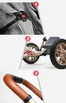 Lightweight 3-in-1 Luxury Baby Stroller
