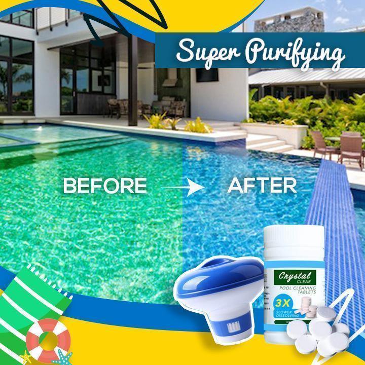 Swimming Pool Cleaning Tablet - household-ideals