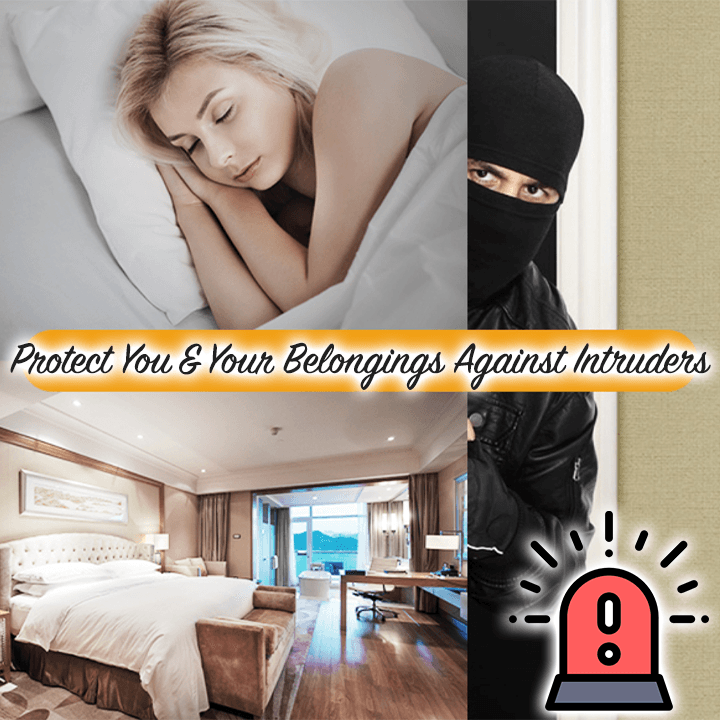 Anti-Theft Portable Door Stop Alarm - household-ideals