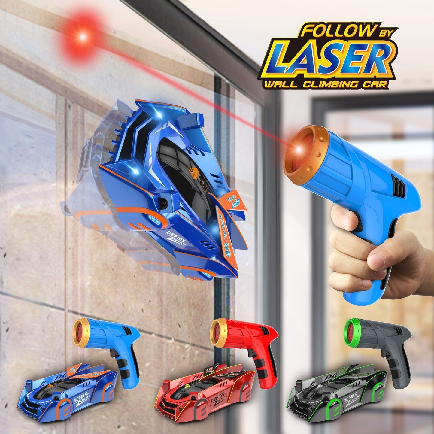 Gravity-Defying Racing Car Toy