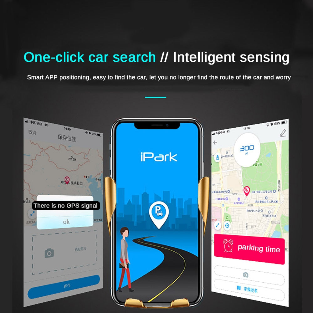 Wireless Lightning Car Phone Charger
