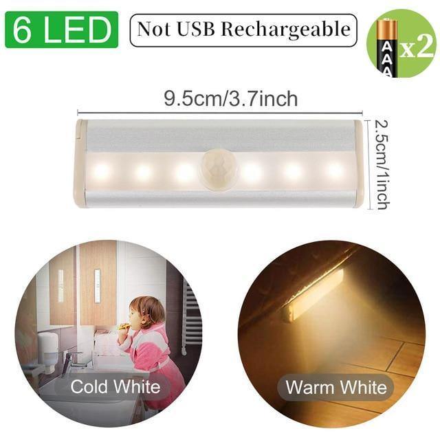 Warm & Cold Light Motion Sensor Wireless LED Lights - household-ideals