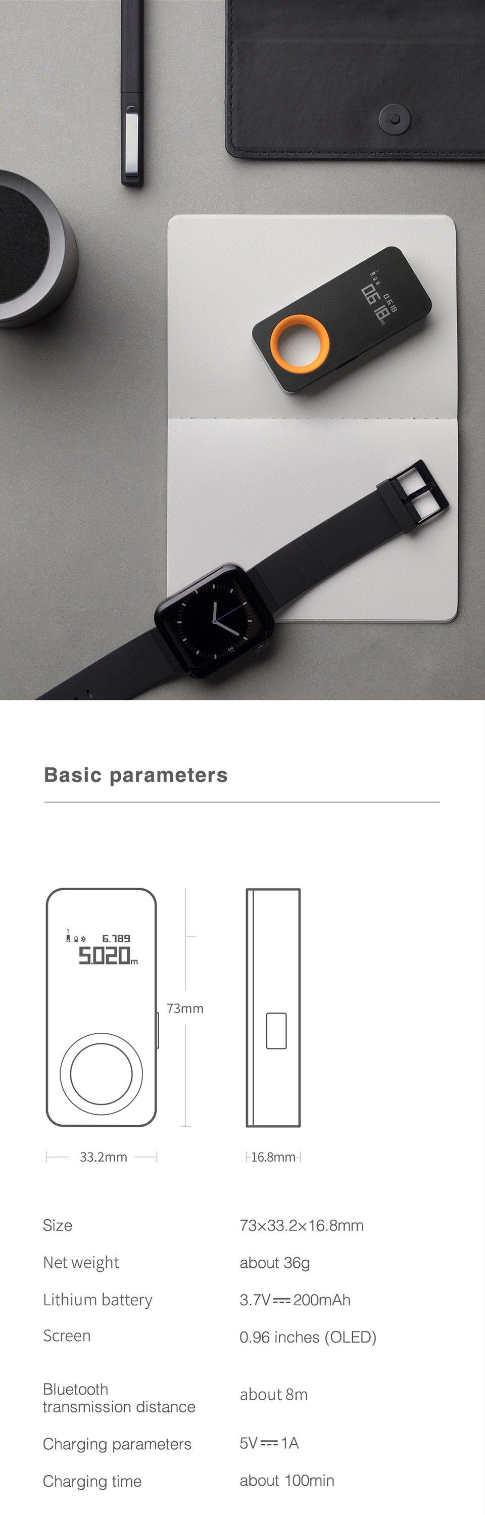 Laser Tape Measure Rangefinder Intelligent OLED Display 30M - lifehacks-home