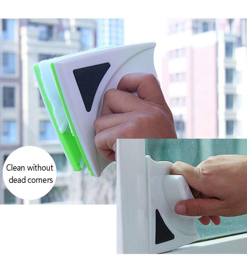 Double Side Magnetic Glass Cleaning Brush - lifehacks-home