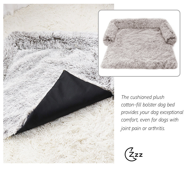 Large Dog Bed Cover Protector Warm Calming Plush
