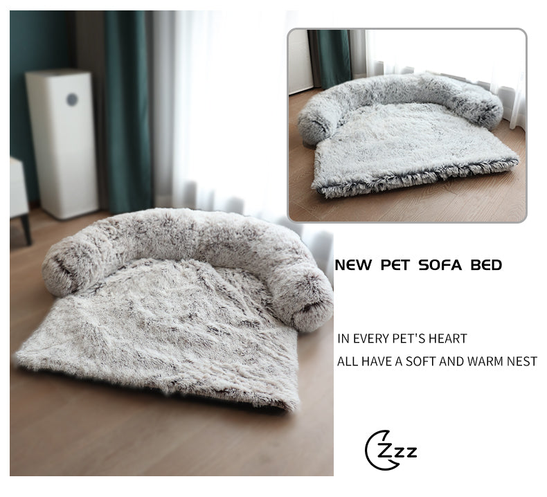 Large Dog Bed Cover Protector Warm Calming Plush