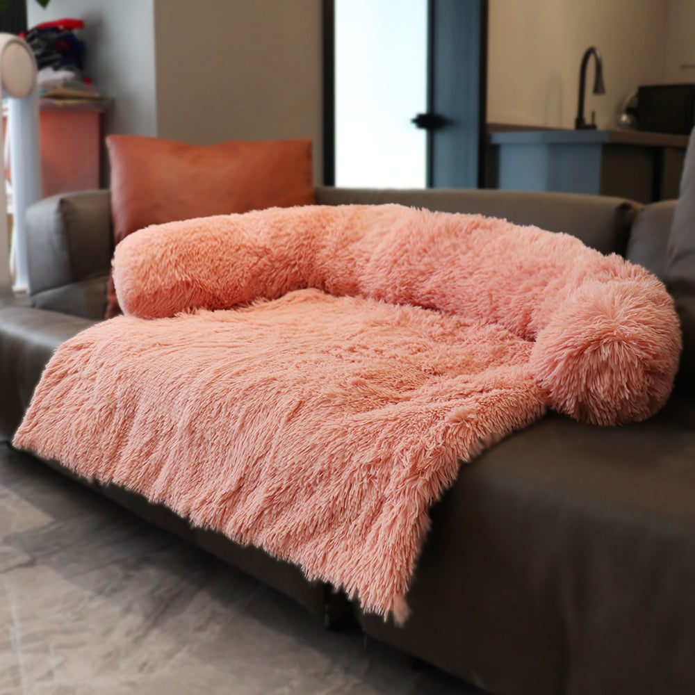 Large Dog Bed Cover Protector Warm Calming Plush