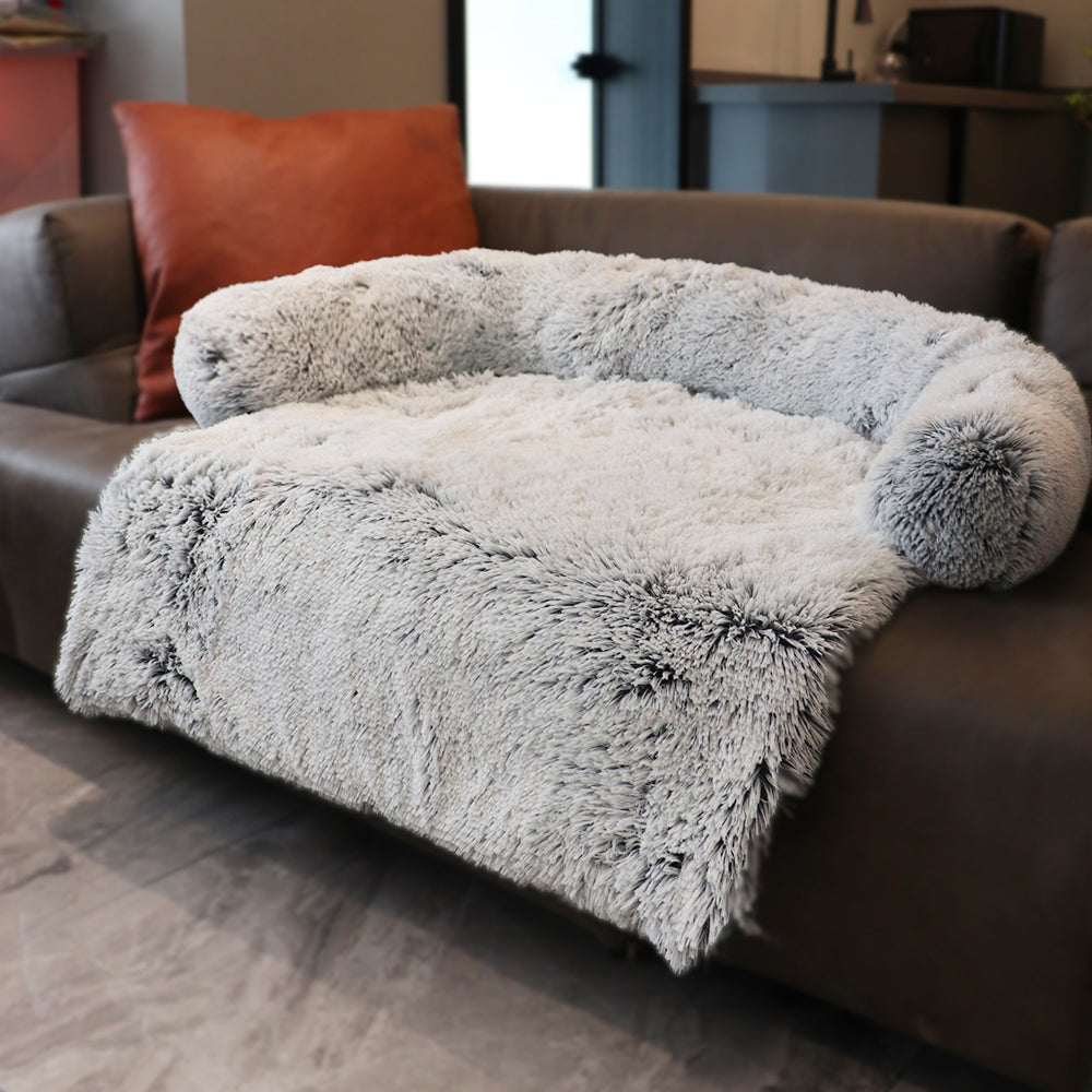 Large Dog Bed Cover Protector Warm Calming Plush