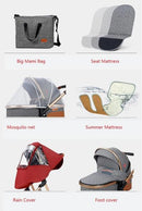 Lightweight 3-in-1 Luxury Baby Stroller